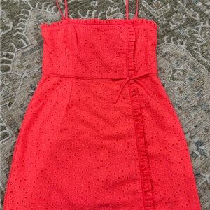 Lilly Pulitzer Coral Eyelet Romper